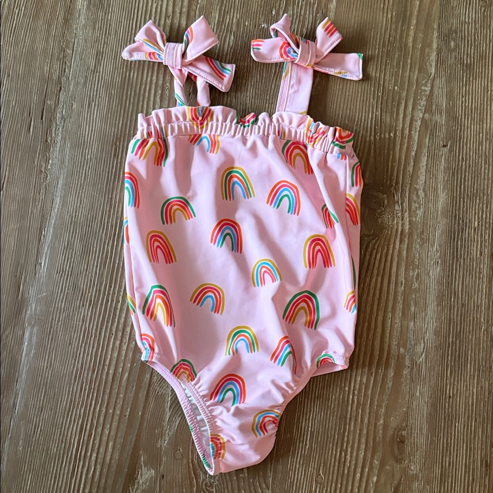 Mud Pie 3T Rainbow Swimsuit